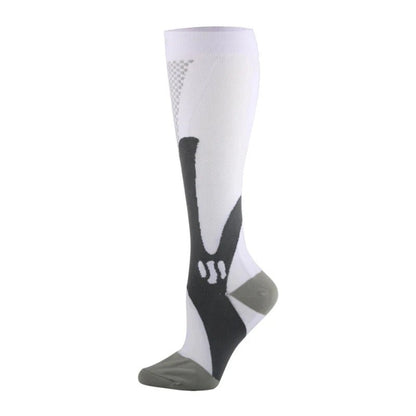 Compression Socks Nylon Medical Nursing Stockings Specializes Outdoor Cycling Fast - Drying Breathable Adult Sports - Aurora
