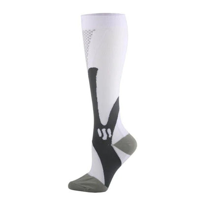 Compression Socks Nylon Medical Nursing Stockings Specializes Outdoor Cycling Fast - Drying Breathable Adult Sports - Aurora