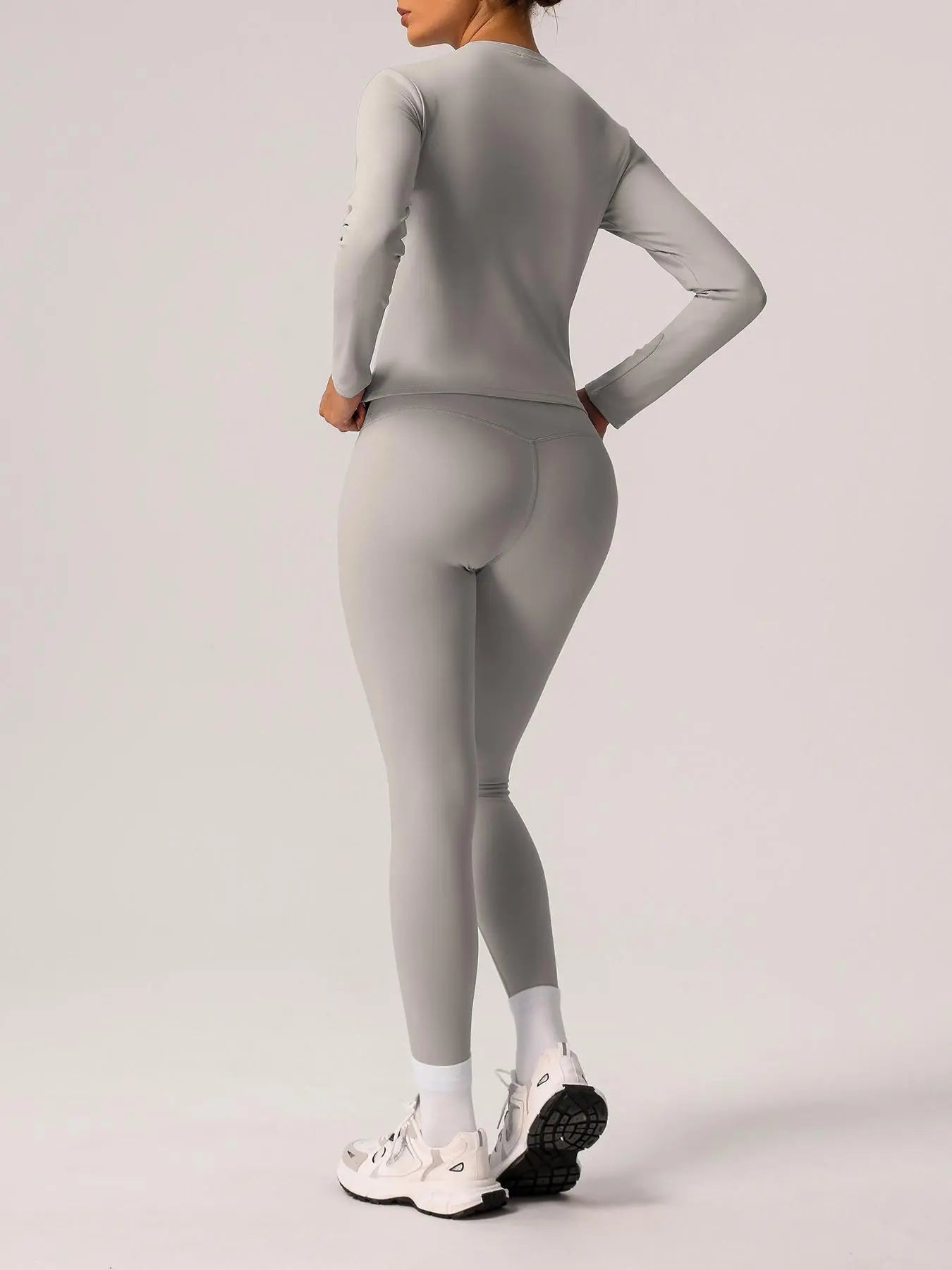 Women's Zip - Up Jacket & Leggings Set – Matching Activewear for Yoga, Gym & Running - Aurora